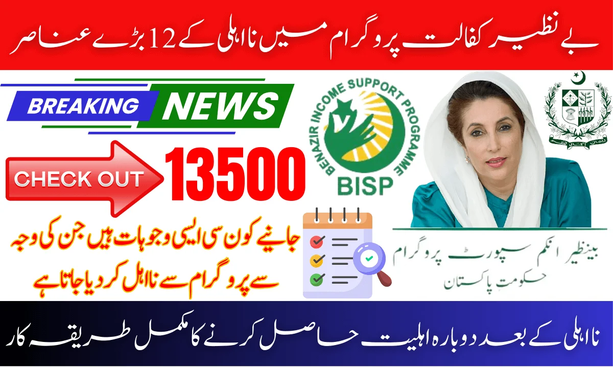 Benazir Kafalat Disqualification