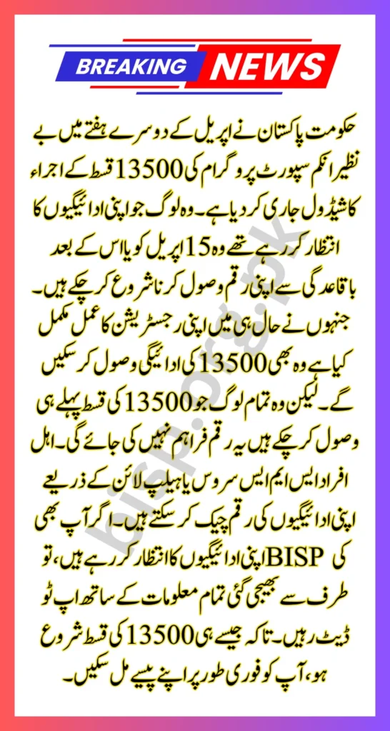 BISP 8171 April 13500