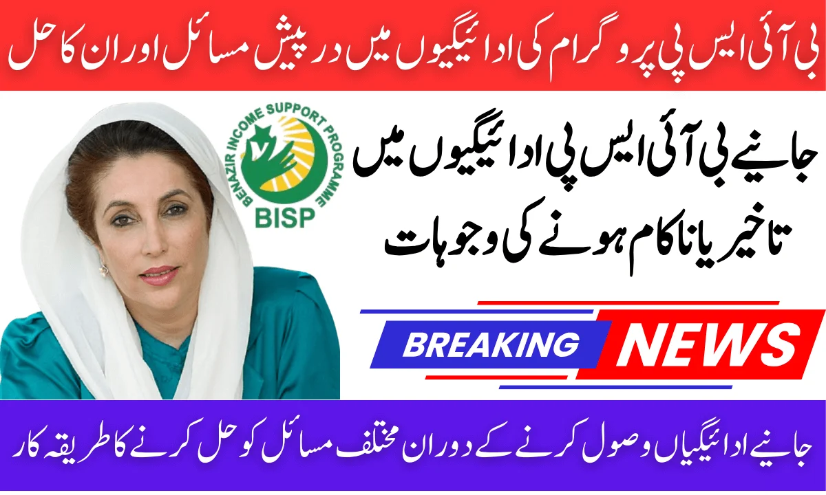 8171 BISP Payment Issues