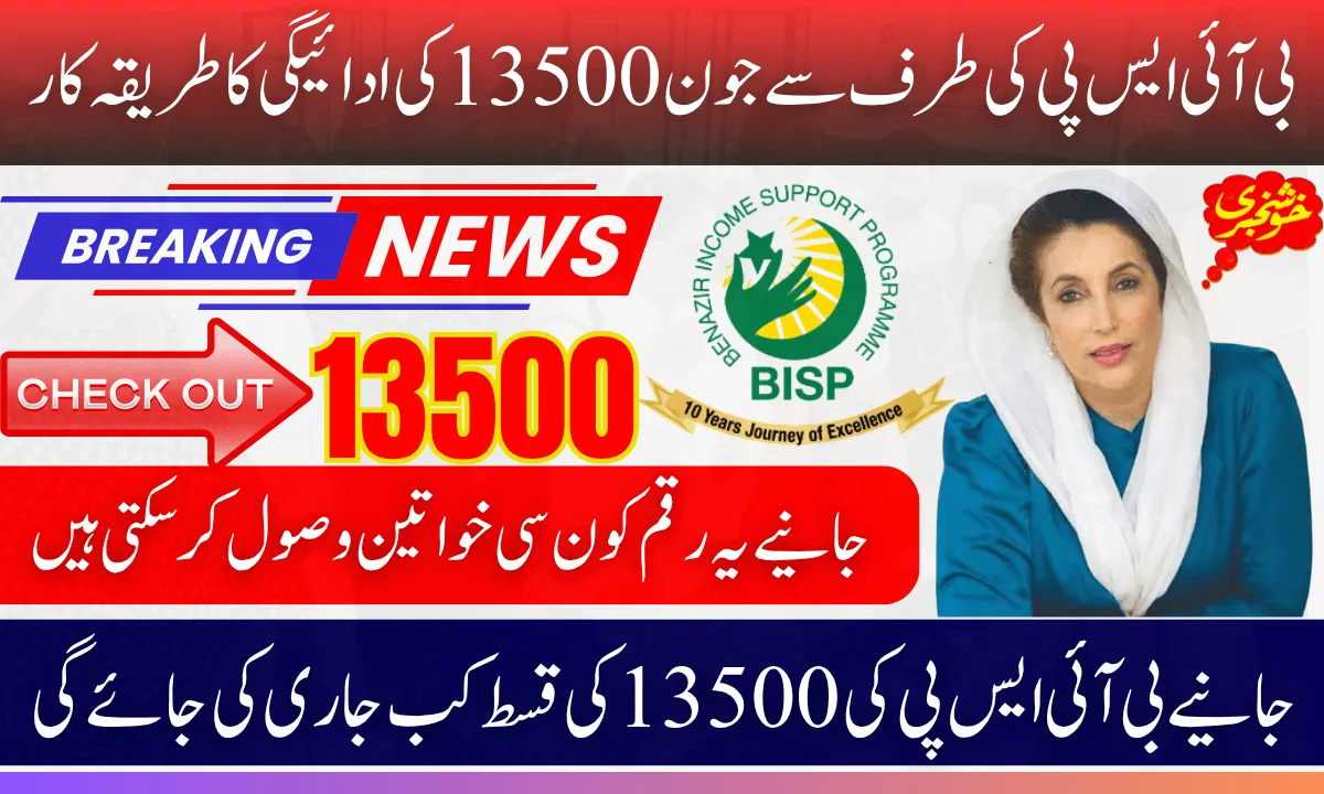BISP 8171 June 13500 Payment Receiving Process & Check Status