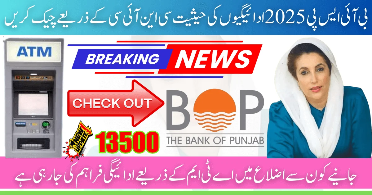 BISP April 2025 Payments