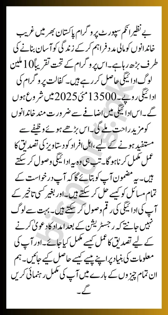 BISP Document Verification Process
