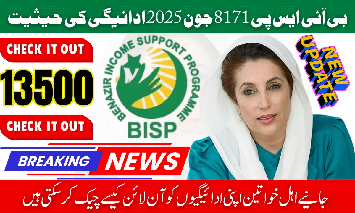 BISP 8171 Payment Status June 2025: How Eligible Women Can Check Their Payments Online