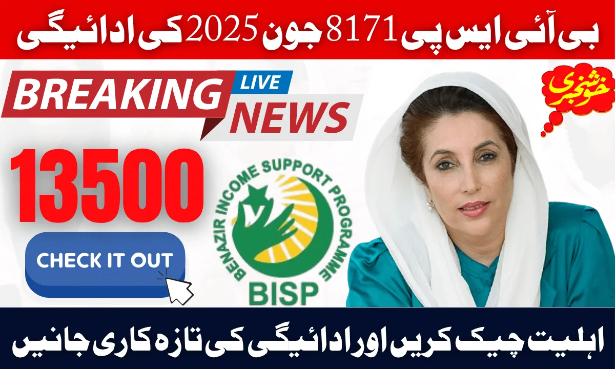 BISP 8171 June 2025 Payment – Check Status & Know Payment Update