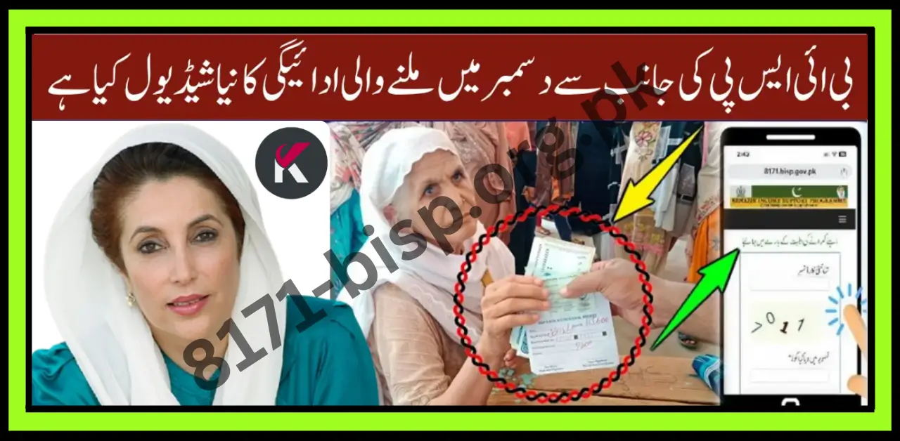 BISP 8171 Online Check 2025 Latest Payment Schedule and Collection Points