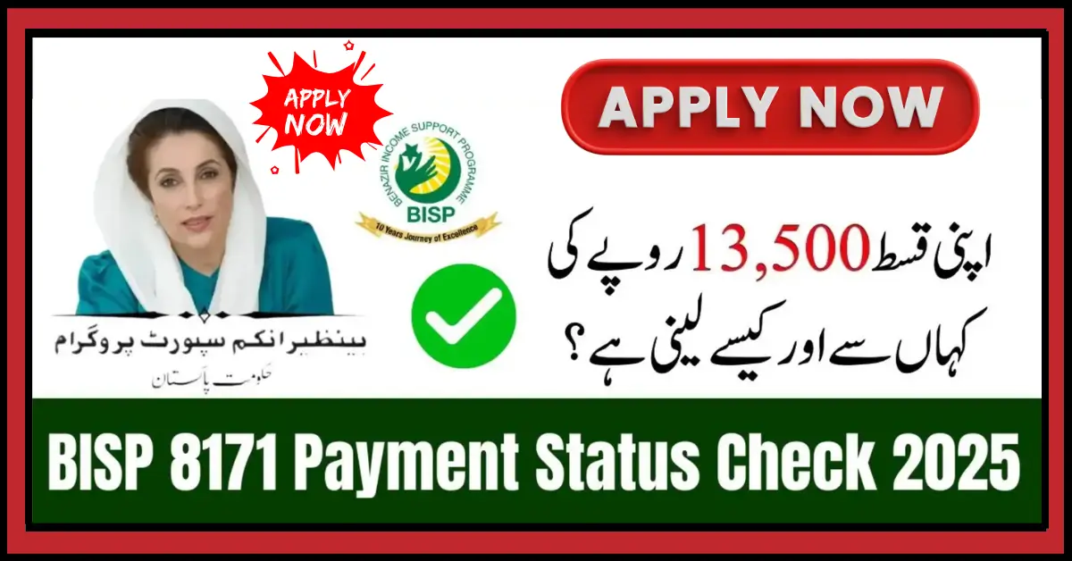 BISP 8171 Payment Status 2025 How to Check Your Payment Online